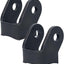 2 Soportes Choque Curvados Negro para Remolques