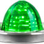 Luz clásica de sandía verde 18 LED acero inox