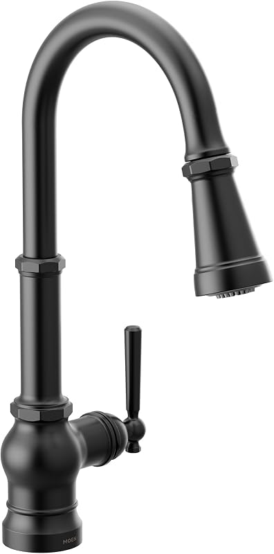 Grifo cocina extraíble Paterson negro mate S72003BL