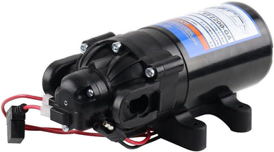 Bomba diafragma 2.2GPM 12V negro