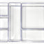 Set 6 bandejas acrílico transparente apilable