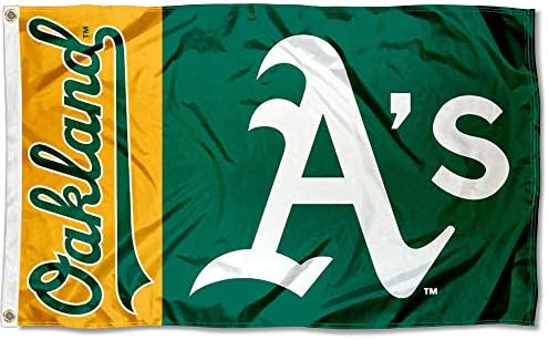 Bandera Atletismo Oakland A's 3x5