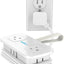 Regleta alimentación viaje 4ft 4 tomas 3 USB con proteccion