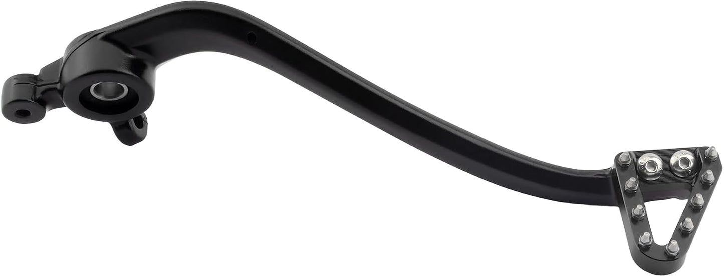 Palanca freno trasero motocicleta punta plegable CNC Negro