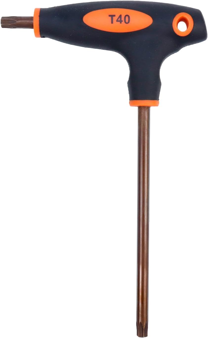 Destornillador Torx T40 acero S2 mango T doble extremo