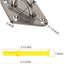 Kit hamaca acero inox para anclaje pared techo