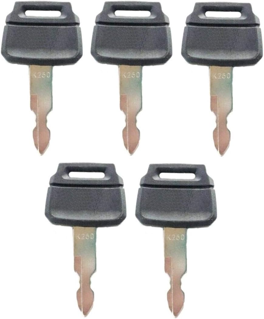 5 Llaves para Excavadoras Kobelco New Holland Case K250