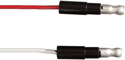 Luz LED 1" blanco/claro bisel plástico cromado