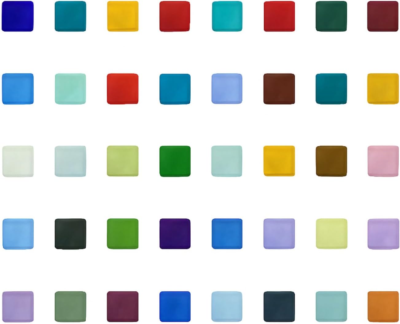 50 Imanes Vidrio para Nevera Decorativos Color Pizarra