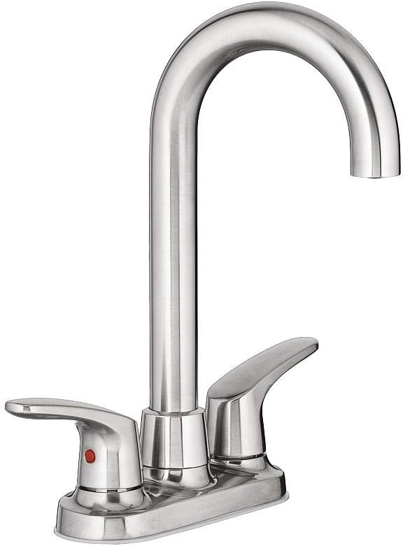 Grifo de barra dos manijas acero inox