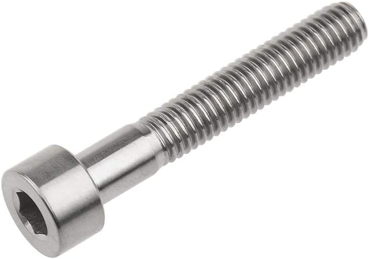 Tornillos Allen hex M6x45mm titanio pack 4