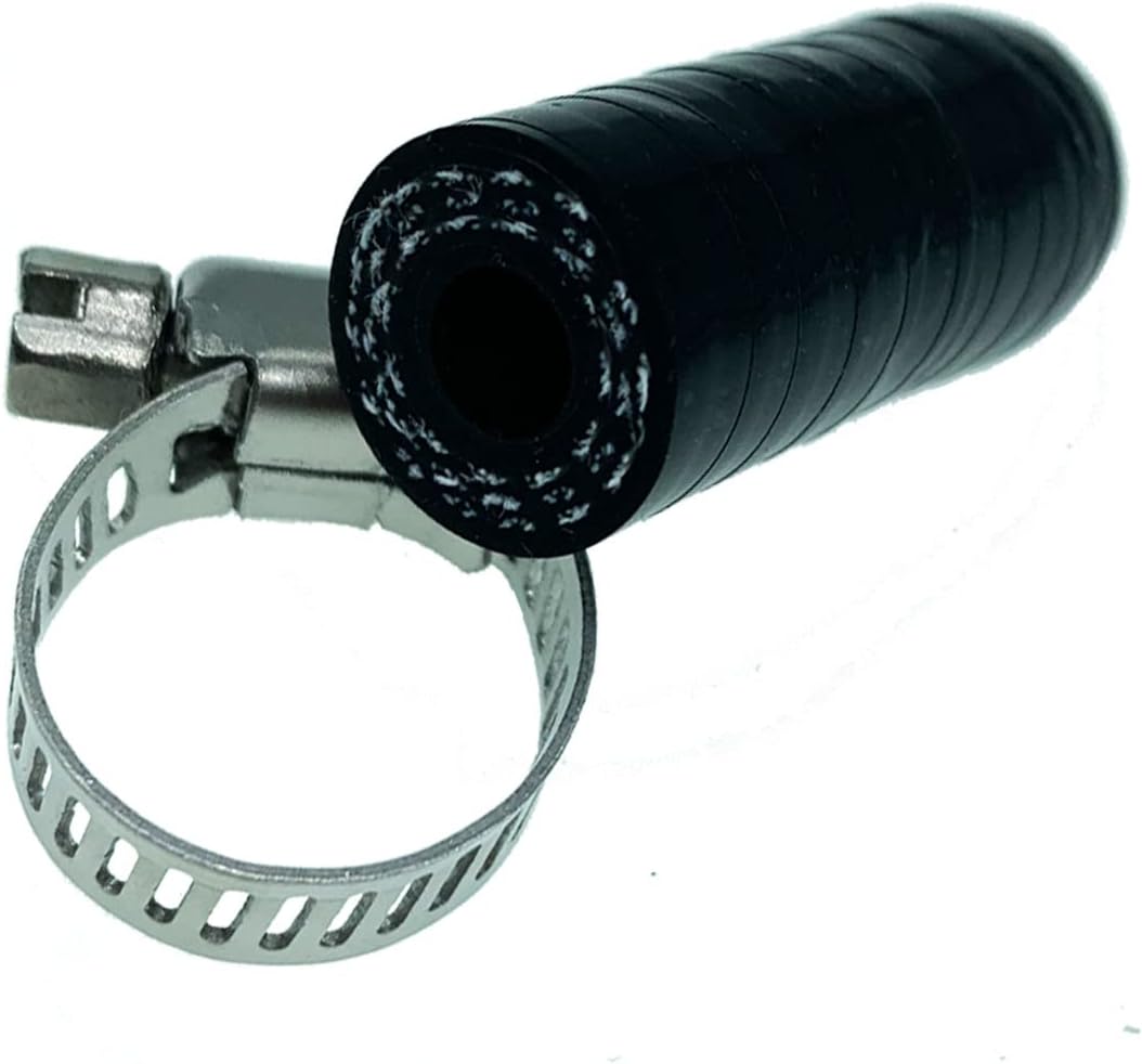 Tapa refrigerante silicona reforzada 1/4 con abrazadera