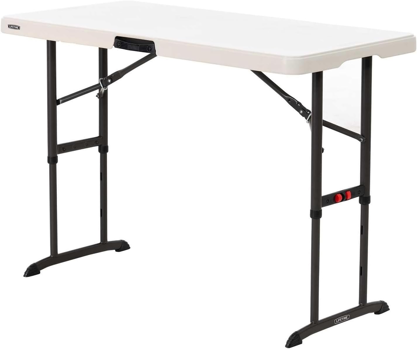 Mesa plegable ajustable 4ft almendra