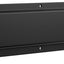 Riel garaje pared orificios 16pulg comp pernos 250lb negro