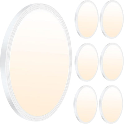 6 Luces LED Techo 12pulg 3 Colores 120V Superficie Delgada