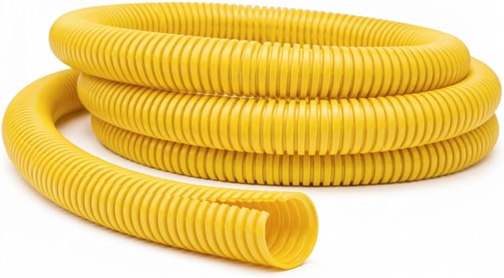 Tubo protector cables 1pulg 10ft amarillo automotriz