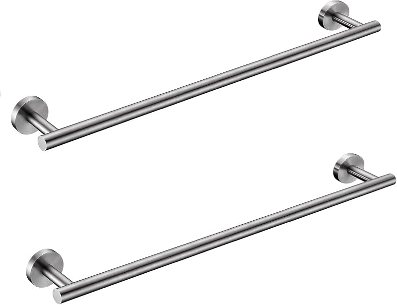 Toallero anticaída acero inox 21.4" níquel cepillado