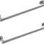 Toallero acero inox 18" doble bloqueo baño 2 Pzas
