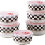 Set 6 Recipientes Porcelana 15-32oz Tapa Silicona