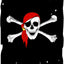 Bufanda calavera huesos bandera 3x4.8ft Jolly Roger