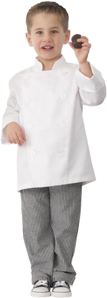 Abrigo Chef para Niños de Algodón con Capucha