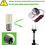 Bombilla LED BA15D para luces popa marina caravana 10-40VCC