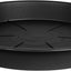 Bandeja platillo 14" plástico resistente para plantas negro