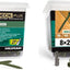 Tornillos madera #10x2-1/2 y #8x2 verde 10lb