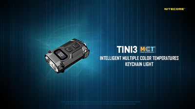 Linterna llavero EDC 600 lumen luz cálida/neutral/fría negro