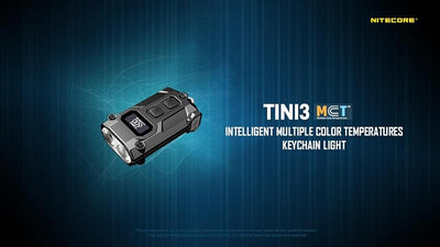 Linterna llavero EDC 600 lumen luz cálida/neutral/fría negro