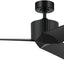 Ventilador techo 56pulg 3 aspas negro satinado