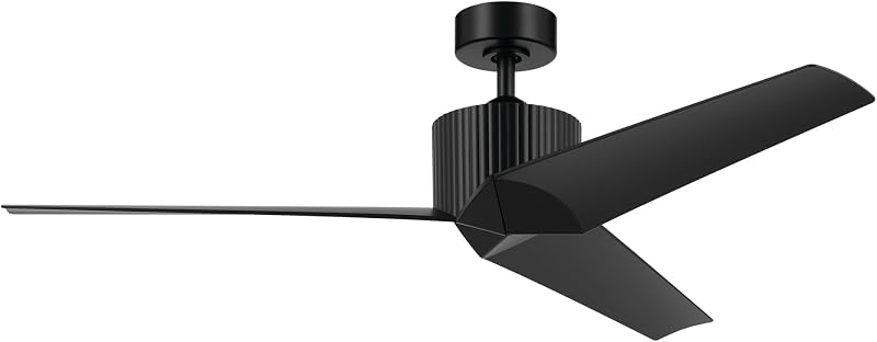 Ventilador techo 56pulg 3 aspas negro satinado