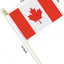 Banderas de mano Canadá 4x6" pack 12