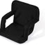 Sillón estadio reclinable portátil ajustable Negro