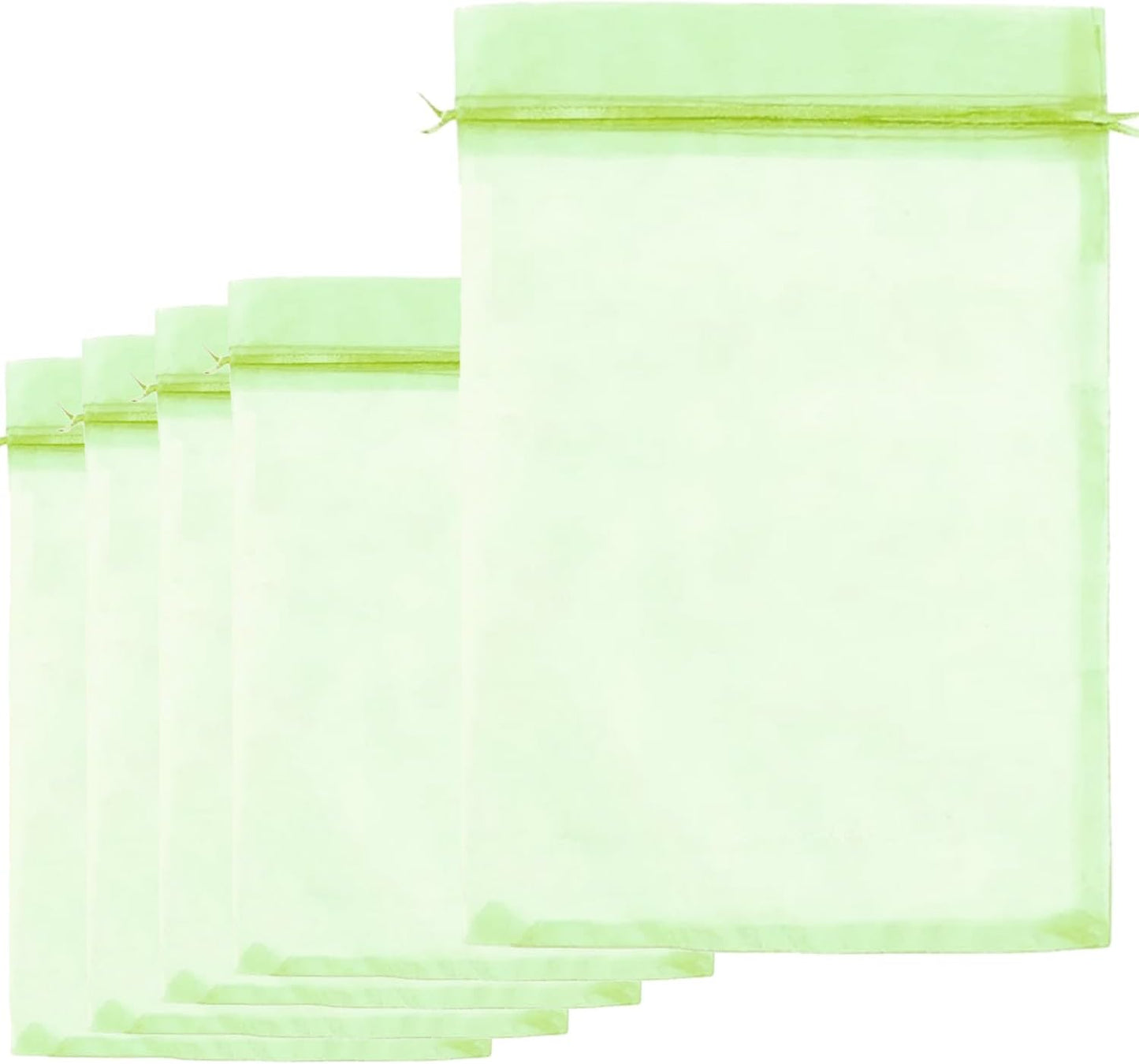 30 Pzas Bolsas Malla Protección Frutas con Cordón Reutiliz.