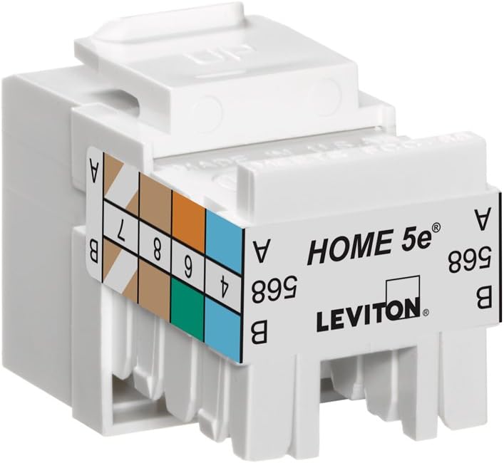 Conector Snap-In 5e T568A/B blanco