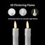 Velas LED cónicas control remoto 7pulg temporizador 6uds