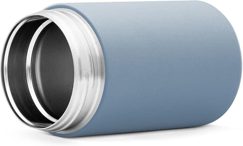 Tarro acero inox aislado reutiliz. para almuerzo sopa avena