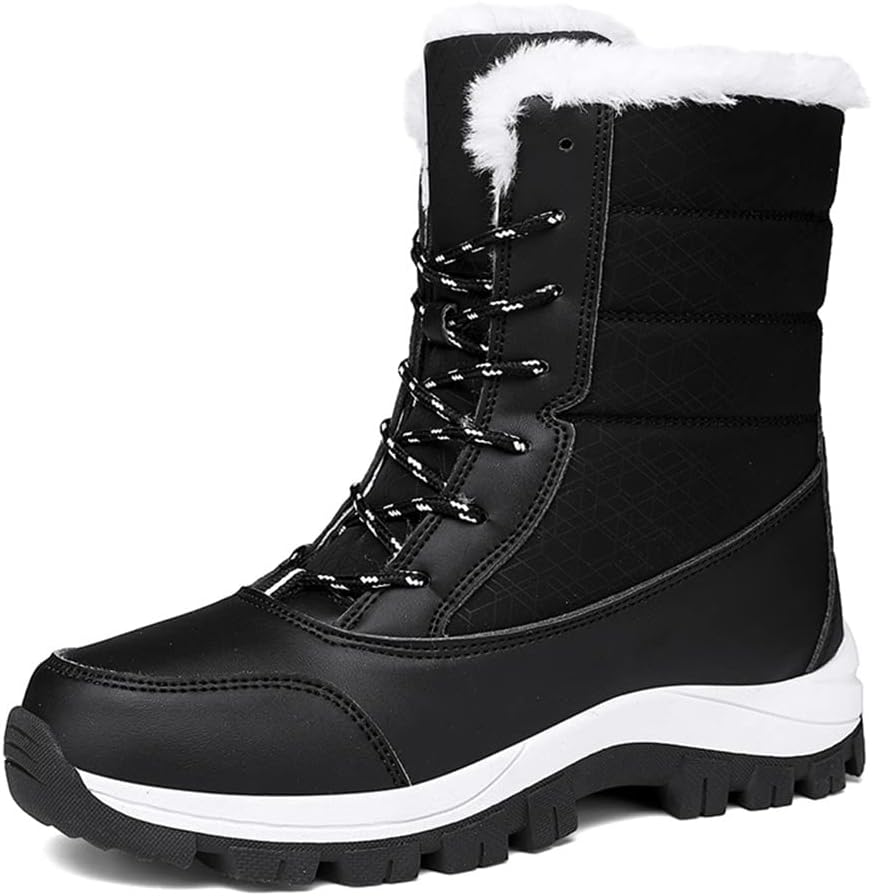Botas nieve mujer antideslizantes media pantorrilla