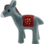 10 Pzas Resina Burro 1.181pulg Decoración Jardín de Hadas