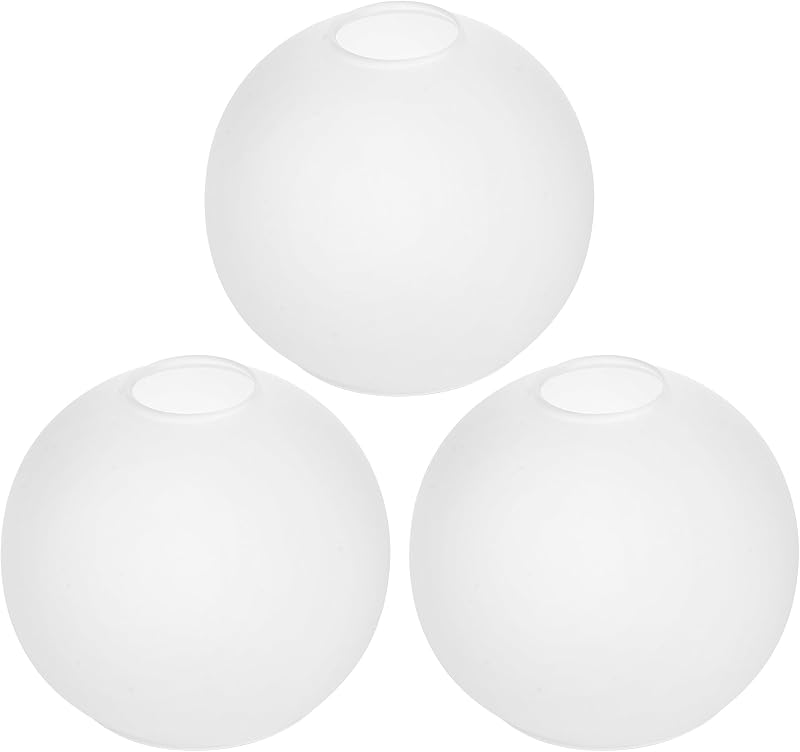 Pantalla lámpara vidrio esmerilado ajustable 1.65"