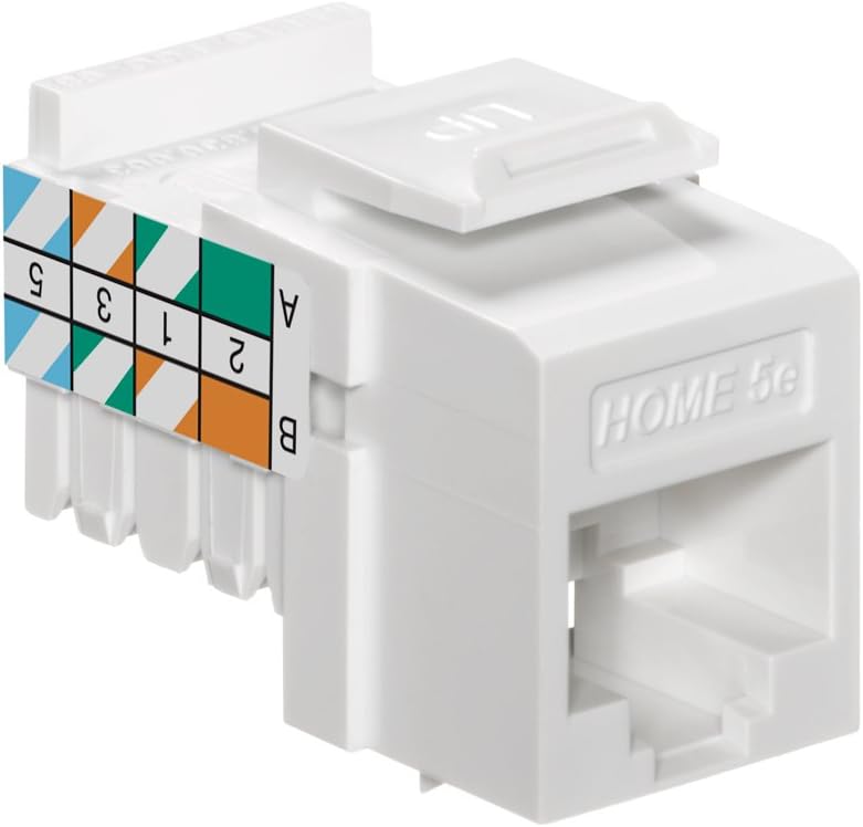 Conector Snap-In 5e T568A/B blanco