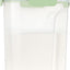 Contenedor hermético plástico transparente 5.28qt cocina
