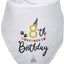 Bandana cumpleaños perro 8 años regalo fiesta mascotas