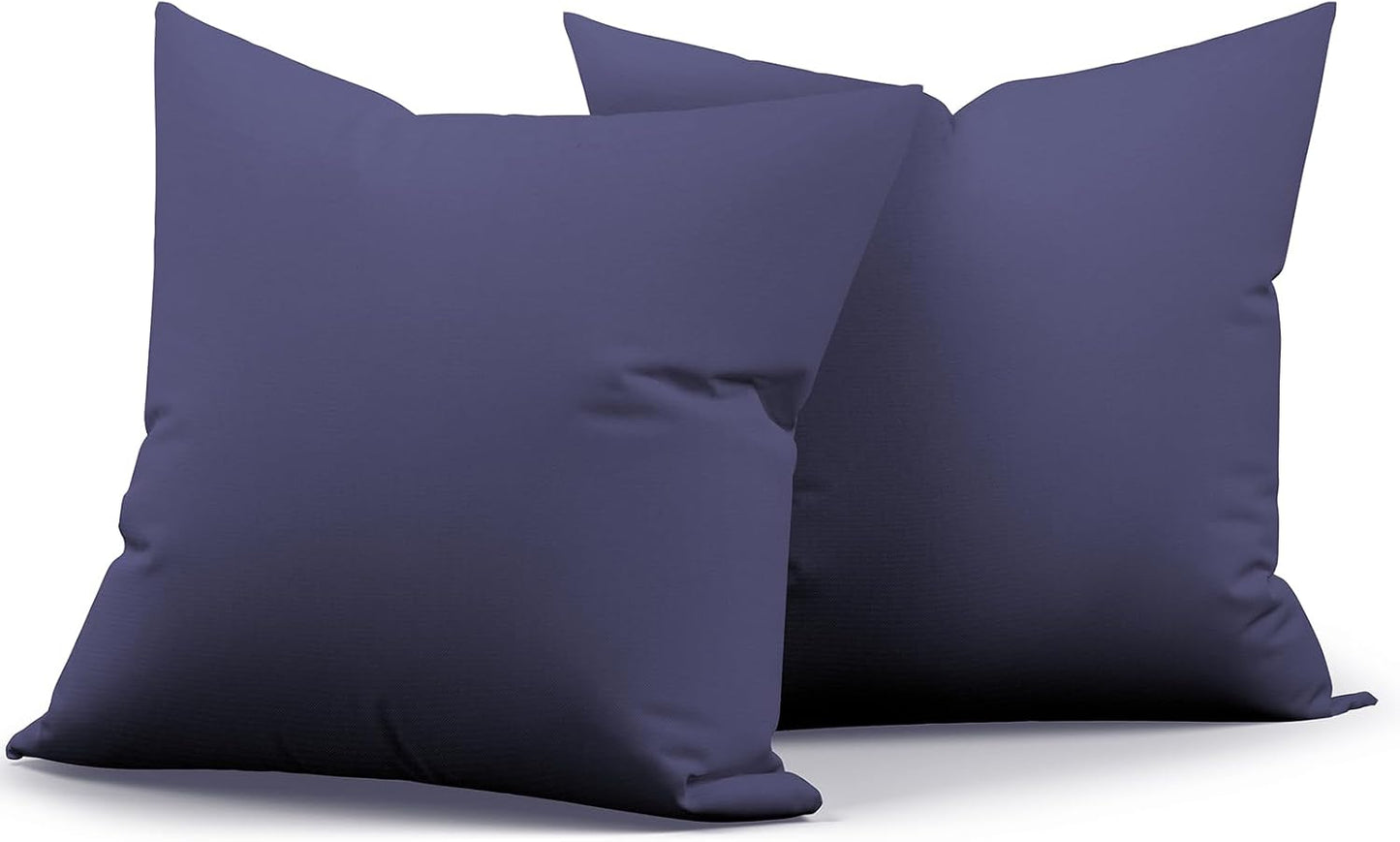 2 Fundas Almohada Decorativas Impermeables 18x18" Azul