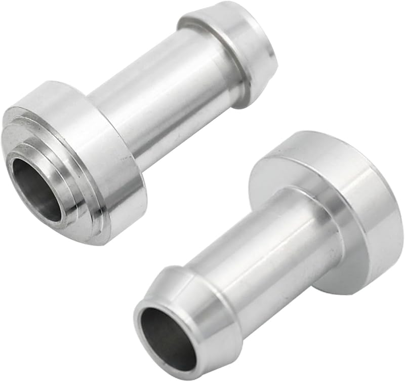 Adaptador soldable para manguera púas Bung aluminio 6061 pack 2