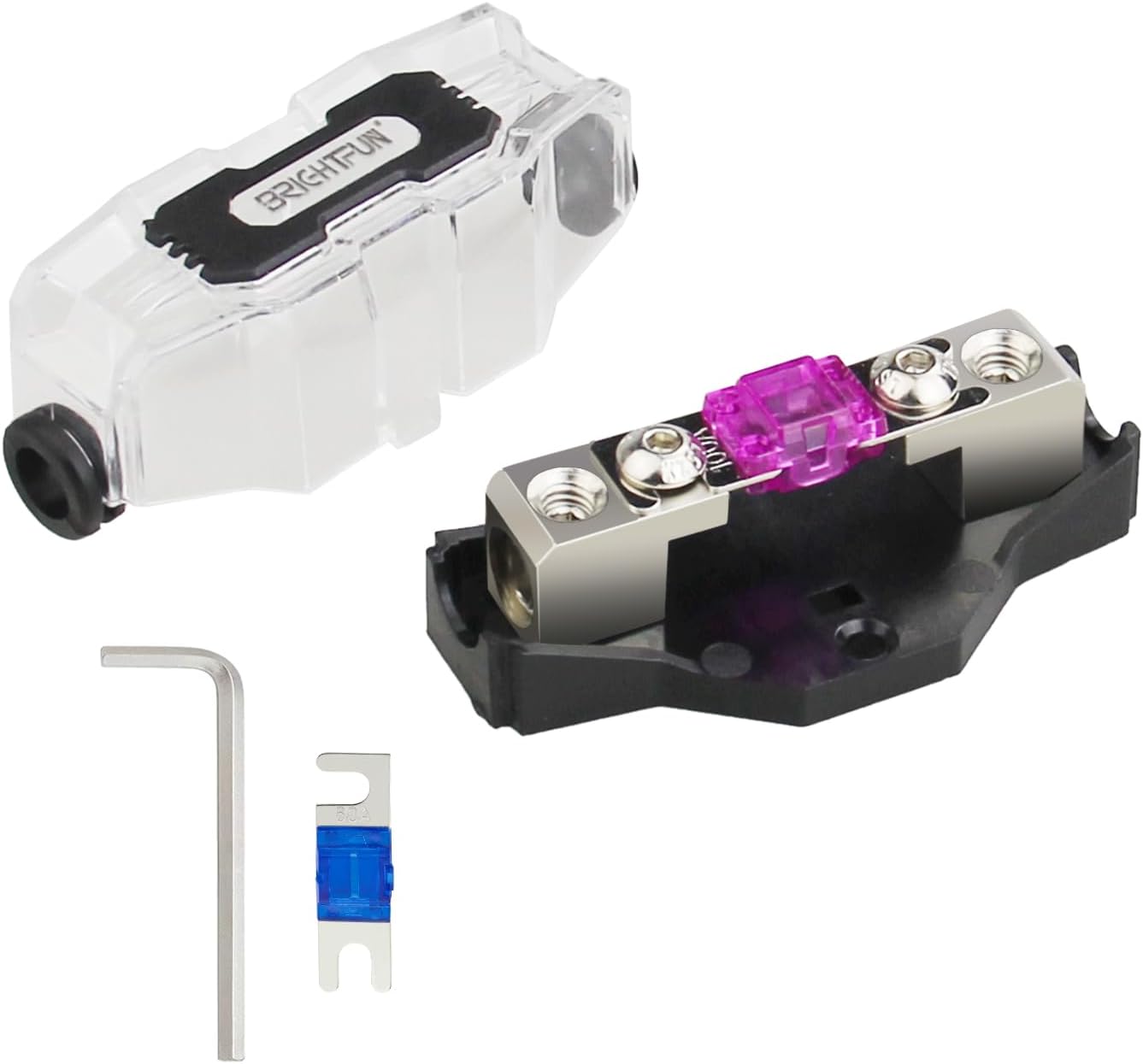 Bloque fusibles 60A 100A para amplificador auto UTV