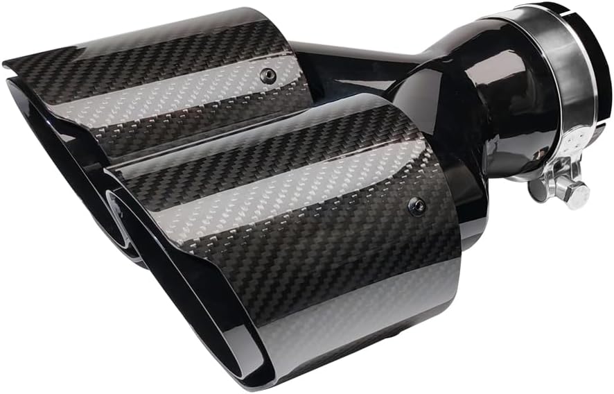 Punta escape fibra carbono dual 3