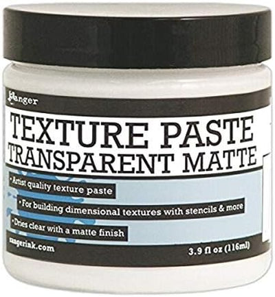 Pasta textura 4oz transparente mate