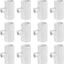 12 Accesorios PVC Bebederos Pollo Tazas Comederos Blanco
